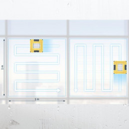 Un robot nettoyeur de vitres EZICLEAN pour surfaces vitrées