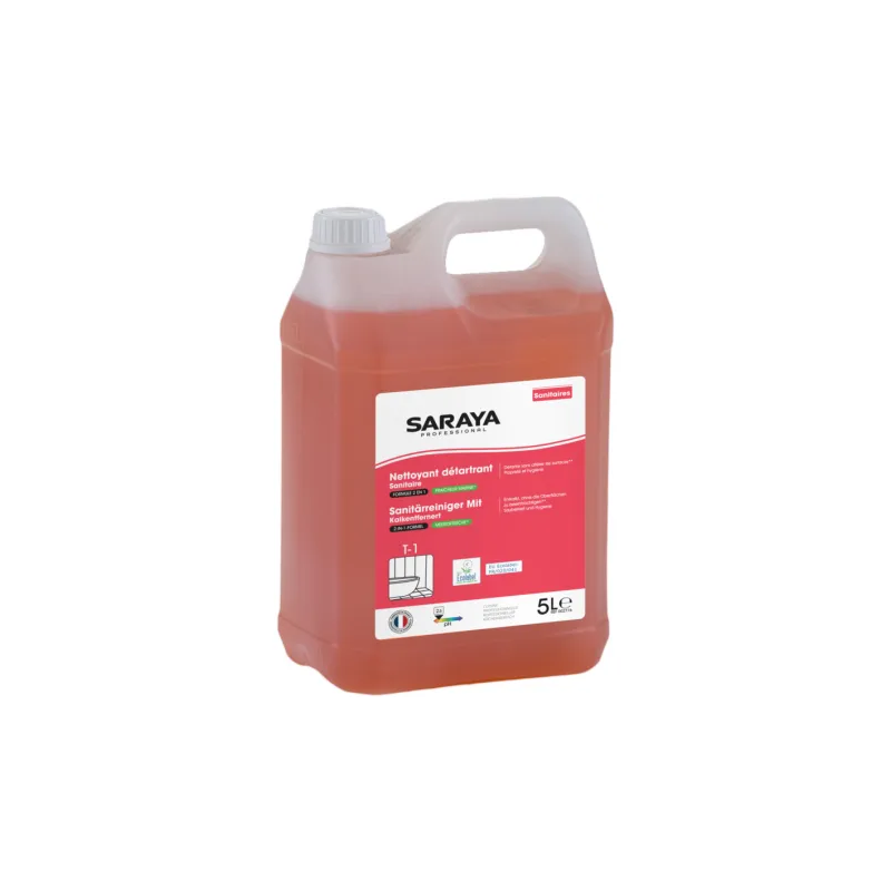 Nettoyant détartrant sanitaire parfumé - bidon 5 L - conciergerie locative de France