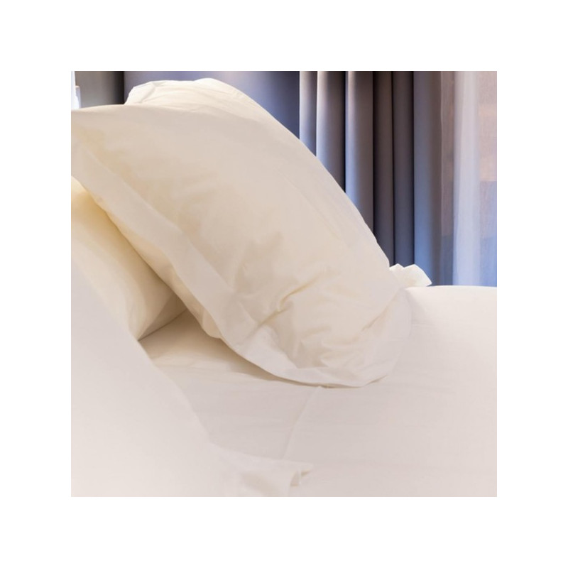 Drap plat avec liseré prélavé - conciergerie locative de France Drap plat avec liseré prélavé - conciergerie locative de France